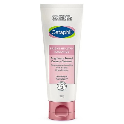 3 Pc X 100 GM Cetaphil Bright Healthy Radiance Brightness Reveal Creamy Cleanser
