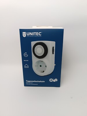 Unitec Tageszeitschaltuhr Mechanisch für Den Innenbereich 