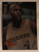 1994 Collector's Choice Gold Signature Chris Webber USA Foil Front Version HOF