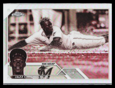2023 Topps Chrome Jazz Chisholm #218 Sepia Refractor | eBay