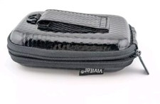 Vivitar Hardshell Camera Case Black Geometric With Strap And Belt Loop