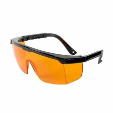 UV Light Safety Glasses – Yellow UVC Protective Goggles - EN207 ANSI Z87.1, CE –