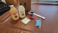 ART RESIN Epoxy Resin  HARDENER BOTH 64oz kit Art W/ GLOVES, SCRAPERS, ETC NEW