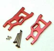 NEW STRC HD Front Suspension Arms Lock-Nut Hinge-Pins Rustler Stampede RED