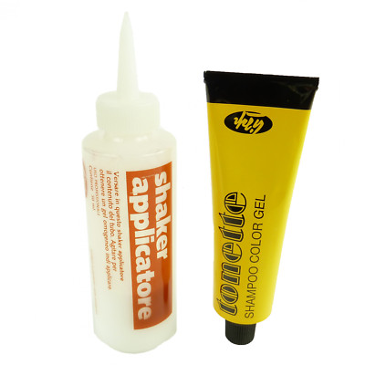 Lisap Tonette Shampoo Color Gel - Farbe Tönung + Aktivator + Haar Bad Pflege