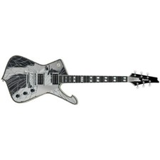 Ibanez Ps1cm Paul Stanley Iceman Acrylic Cracked Mirror Cm New + Case In Stock