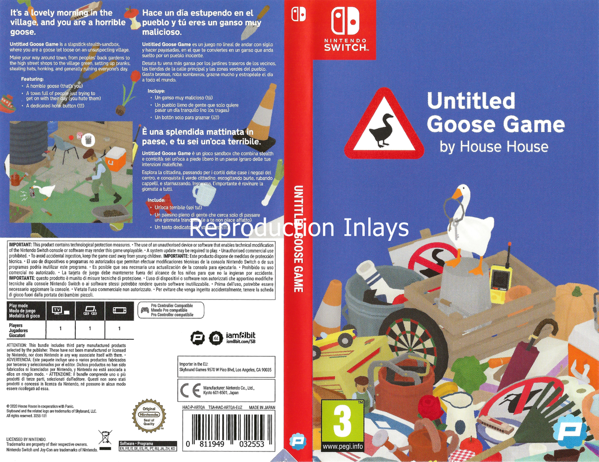 Untitled Goose Game (Nintendo Switch, 2020) for sale online UK