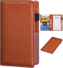 Server Books for Waitress - Leather Waiter Book One Size, Classic brown