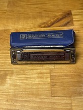 Vintage M. Hohner Blues Harp With Original Case Germany  C  
