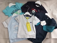 5 Shirts (kurz & lang) Jungs 62-68 (bis 6 Mo)