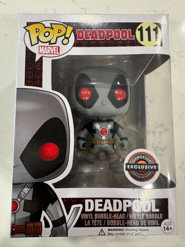 Funko Pop! Vinyl: Marvel - Deadpool - (Grey) - GameStop (GS) (Exclusive) #111