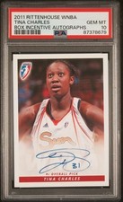 2011 Rittenhouse WNBA Autograph Tina Charles Box Incentive /55 PSA 10