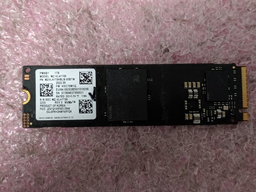 Samsung PM9B1 1TB M.2 NVMe SSD Solid State Drive MZ-VL41T00 | HD342