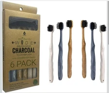 Eco Friendly Wide Brush Head Deep Clean Toothbrush