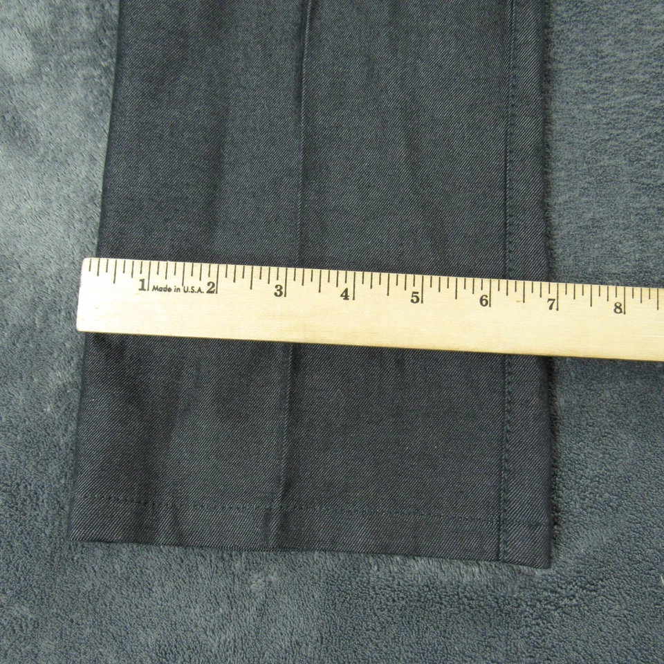 Brioni Pants Men’s 32 Gray Italy Cotton Flat Front Tailored Trousers - Image 3 of 4