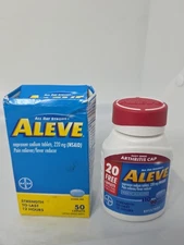 Aleve Easy Open Arthritis Cap Pain 110 Cap & Strength To Last 50 Caplets.Ex01/28