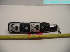 Shedrain Rain Essentials Auto Open Umbrella Black White Cats Dogs 091806237363