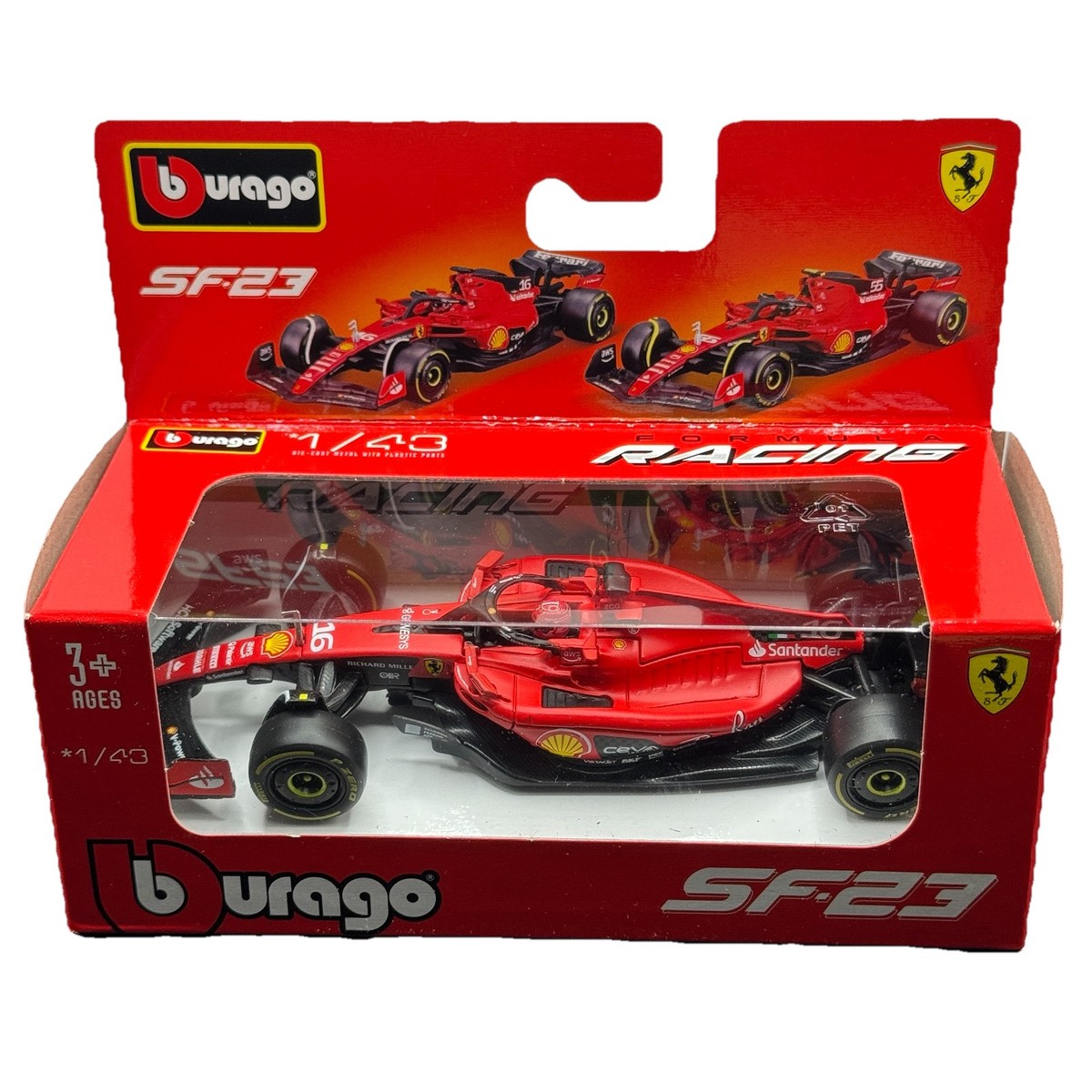 Charles Leclerc 16 2025 Bburago 1:43 Signature Series F1 Ferrari
