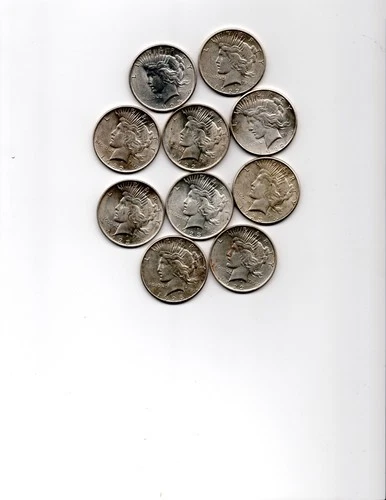 Ten high level AU Peace Dollars
