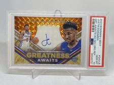 2023 BEST GREATNESS AWAITS AUTO /25 REFRACTOR RC  JUSTIN EDWARDS PSA 10 POP4