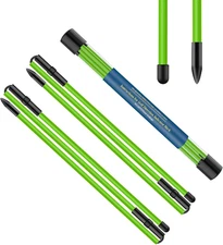 Golf Alignment Sticks 2 Pack,Golf Alignment Rods Upgraded 48" Collapsible Golf P