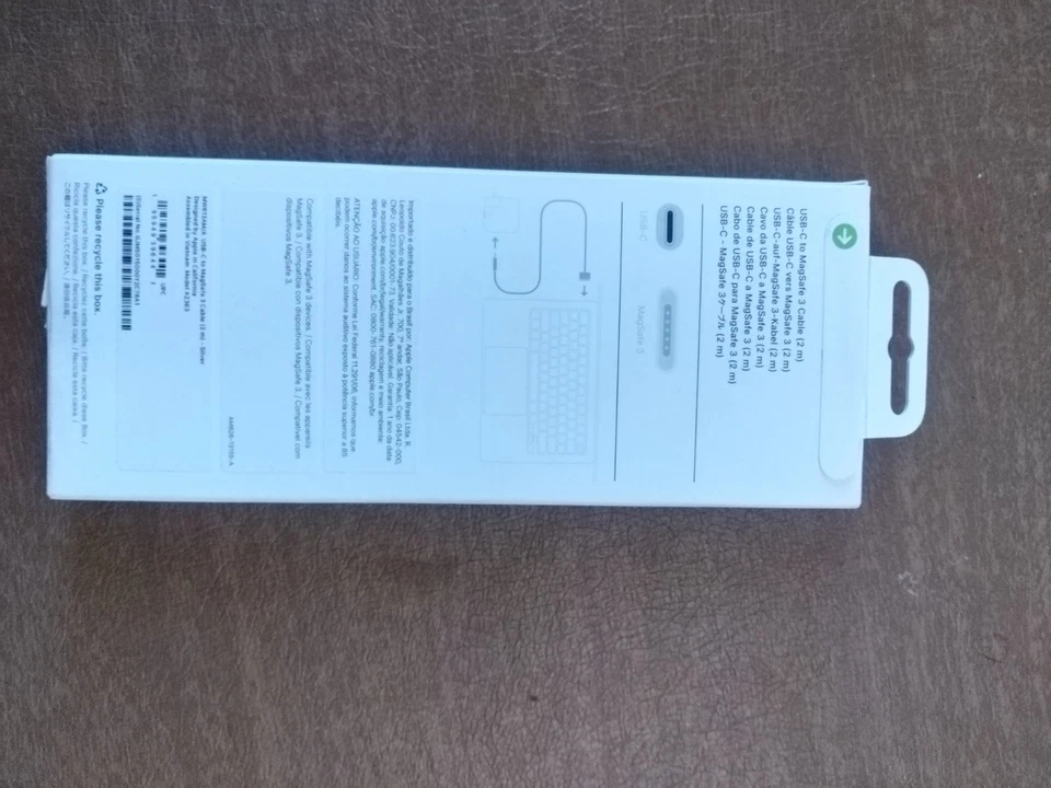 USB-C to Magsafe 3 Cable 2m. Open Box. Never Used. - Image 3 of 3