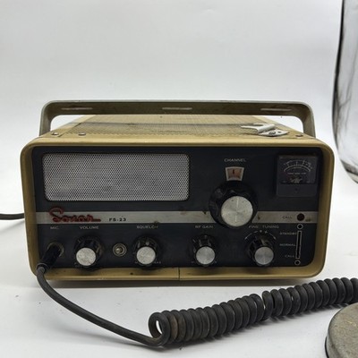 Vintage Sonar Model FS-23 CB Base Station for Parts or Repair - #4
