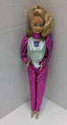 Vintage 1985 Mattel Barbie Doll Astronaut In Partial Original Silver Outfit