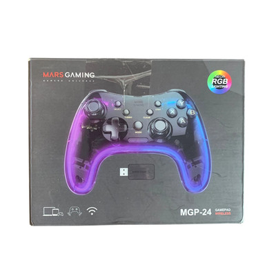 Wireless Controller 2.4GPRO, Mars Gaming MGP-24, RGB Neon