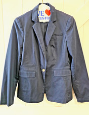 Banana Republic Navy Stretch Cotton Women s Blazer / Single button Size: 4