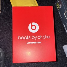 Beats by Dr. Dre Monster Red Black Over-Ear Headband Headphones MH BTS OE RD WW