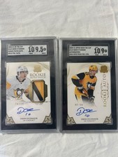 2020-21 Drew O'Connor Gold Patch LOT Auto24/24 Upper Deck The Cup RC SCG 9.5