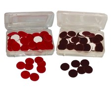 DeLegarde Big Size 12mm Velvet Bindi for Women - Red/Maroon