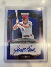 2025 Panini Prizm Johnny Bench Legendary Signatures Auto /8