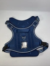 Dog Harness Vest Working Dog Blue Training Harness with Handle No-pull X-Large