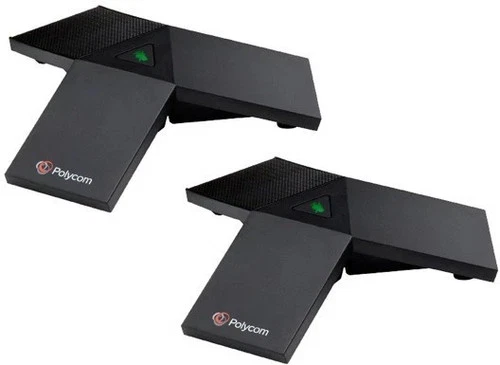 Logitech Polycom RealPresence Trio Expansion Microphones Ex-Mics NEW