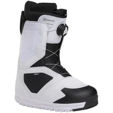 NEW!! 2025 Mens Nidecker Cascade Snowboard Boots-White-Sz 8.0