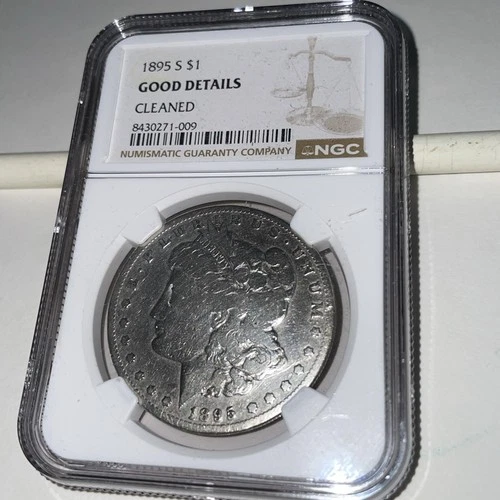 1895 S Morgan Silver Dollar NGC Graded Good Details