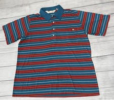 Vintage 80s Arnold Palmer Polo Pocket Shirt Blue Red Size XL