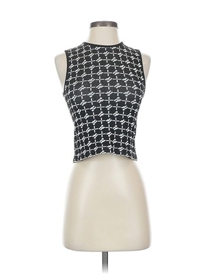 Iets frans Women Silver Tank Top XXS