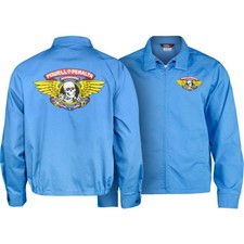 Powell Peralta Winged Ripper Postal Blue Gas Jacket