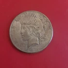 1927 Peace Silver Dollar, Circulated, Details are clear
