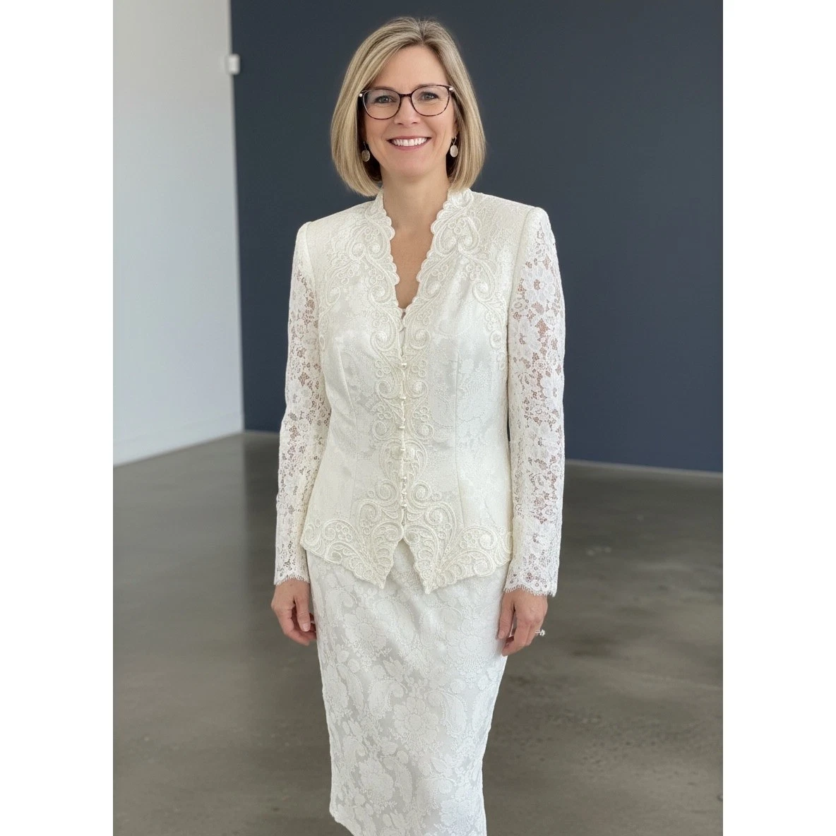 Ivory Formal Vintage Suits, Sets & Suit Separates for Women for sale | eBay