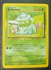 Bulbasaur Base Set 44/102 Pokémon Card 1999 Near Mint Vintage Pokémon TCG