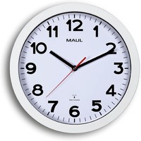 Funkuhr Ø 30Cm | Wanduhr KüChenuhr Wohnzimmeruhr | Weiß | Inkl. Batterie