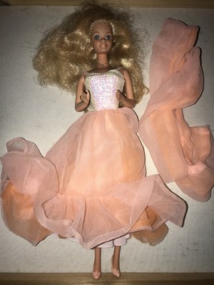 Vds Vintage Sammler Barbie Puppe 1984 Peaches  n Cream Made in Malaysia 1984