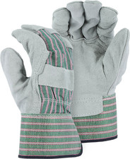 Pair of Majestic Extra Large Cowhide Leather Palm Work Gloves 4501C EXTRA LARGE