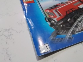 LEGO City Red Cargo Train (3677) instruction Manuals Only