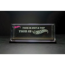 Vitrine acrylique pour Hot Wheels logo gravé personnalisé Matte Box V2 #Black...