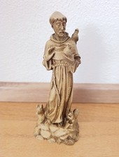 Franz Von Assisi Holz Figur 17cm Heiligenfigur